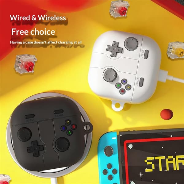 Silikonskal Samsung Galaxy Buds 4 Pro Gamepad Svart