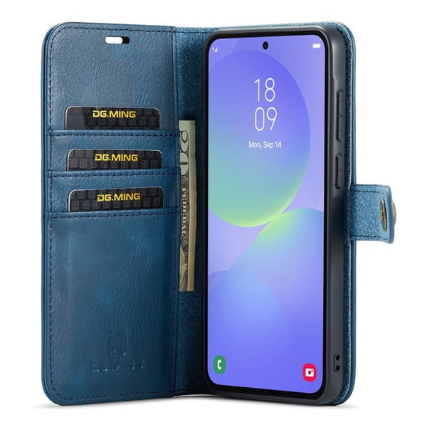 DG.MING 2-i-1 Magnetiskt Plånboksfodral Samsung Galaxy A37 Blå