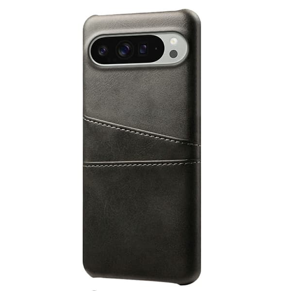 Läderskal Kortfack Google Pixel 10 Pro XL Svart