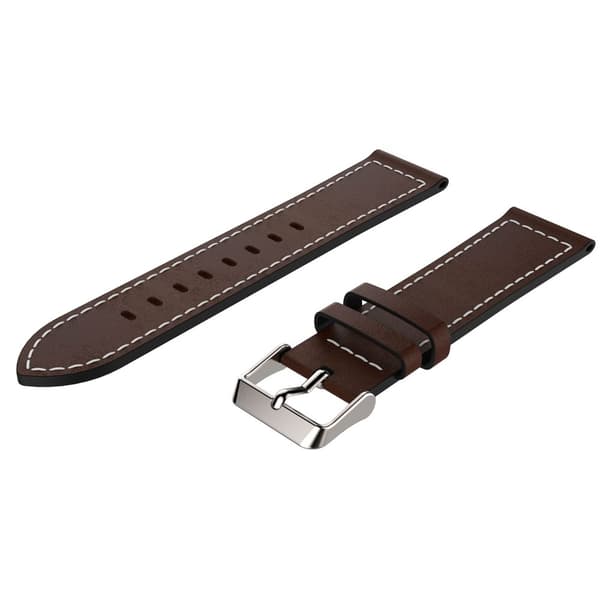 Klassiskt Läderarmband Garmin Vivoactive 4 Brun