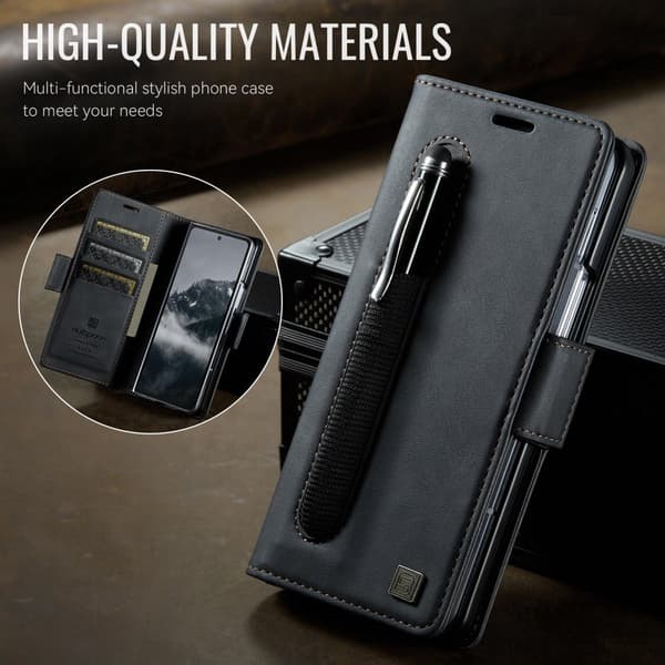 AUTSPACE Plånboksfodral Samsung Galaxy Z Fold 8 Ultra Svart