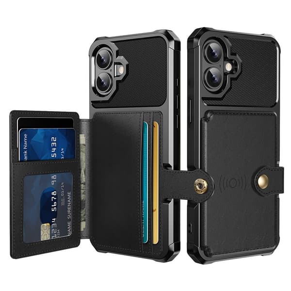 Multi-Slot Case iPhone 17 Svart