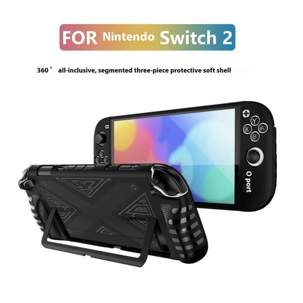 Stöttåligt Skyddsskal Nintendo Switch 2 Svart