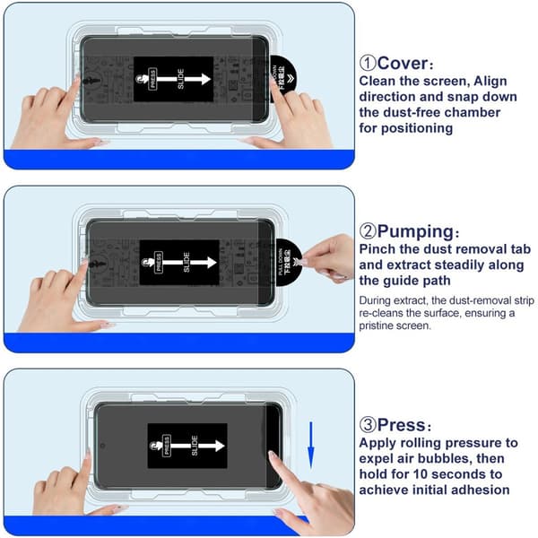 Imak Samsung Galaxy S25 Plus Screen Protector Easy Slide H Series