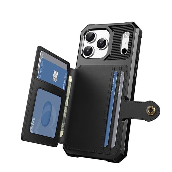 Multi-Slot Case iPhone 17 Pro Svart