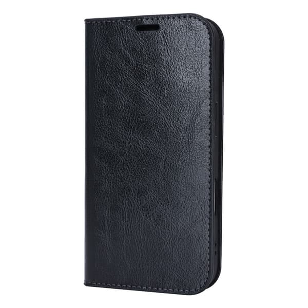 Mobilfodral iPhone 17 Äkta Läder Svart