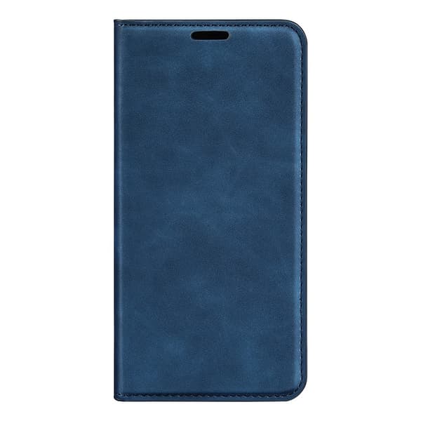 Plånboksfodral Skin-touch till iPhone 18 Pro Max med kortfack Blå