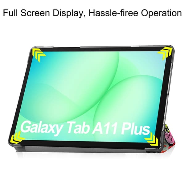 Samsung Galaxy Tab A11 Plus Fodral Tri-fold Graffiti