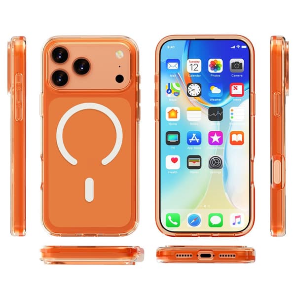 Mobilskal till iPhone 18 Pro Max MagSafe Orange