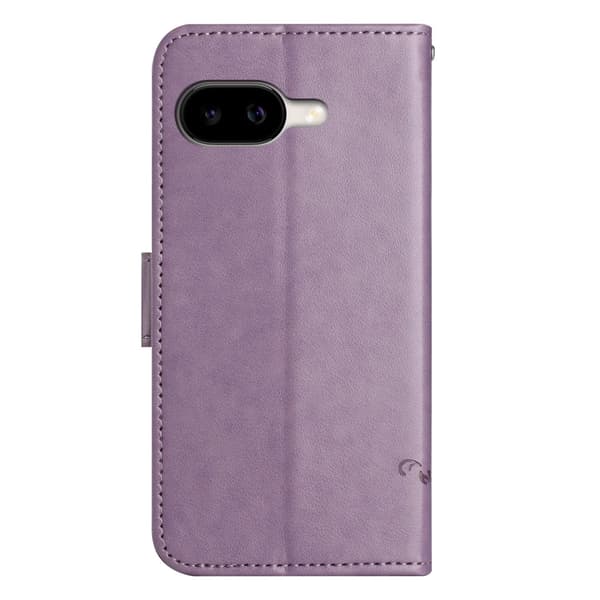 Läderfodral Fjärilar Google Pixel 10a Lila