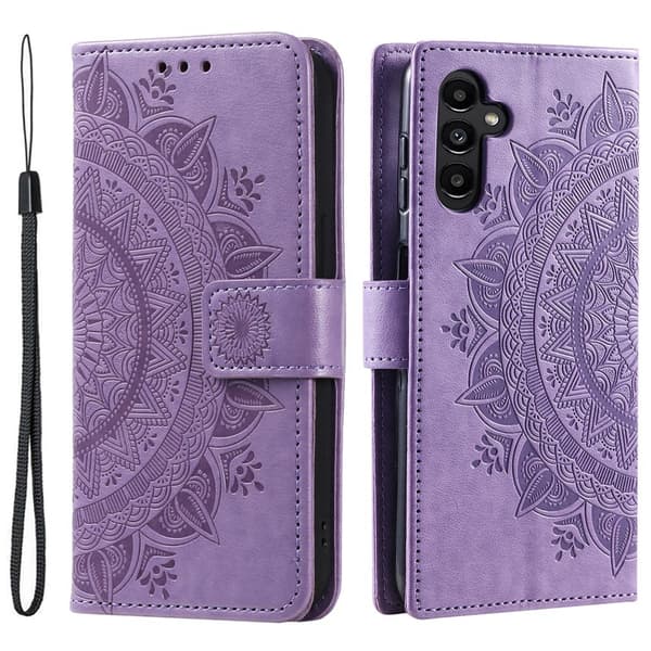 Läderfodral Mandala Samsung Galaxy A26 Lila