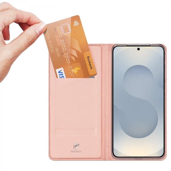 Dux Ducis Skin Pro Läderfodral Samsung Galaxy S26 Plus Rosa