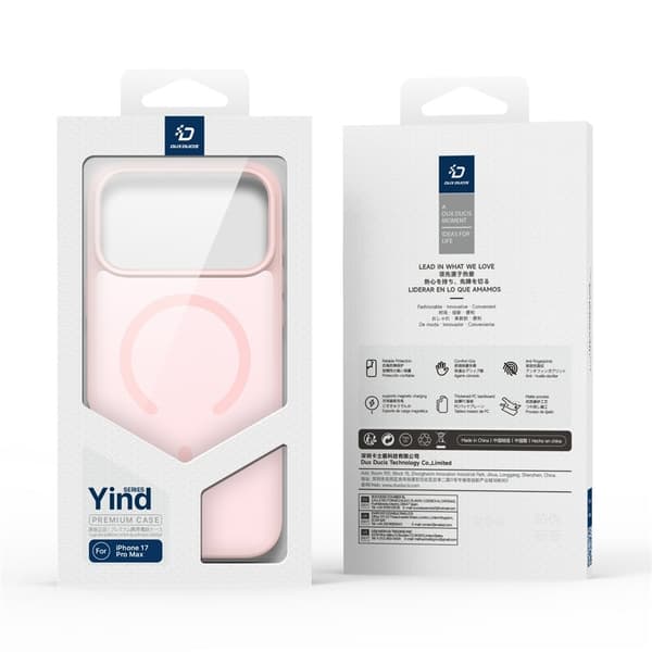 Dux Ducis Yind Series Case MagSafe iPhone 17 Pro Pink