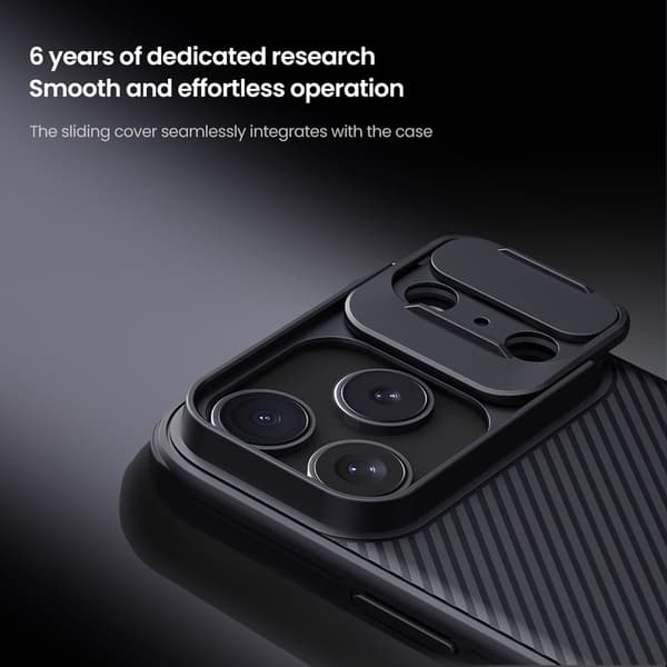 Nillkin CamShield Skal iPhone 17 Pro Svart