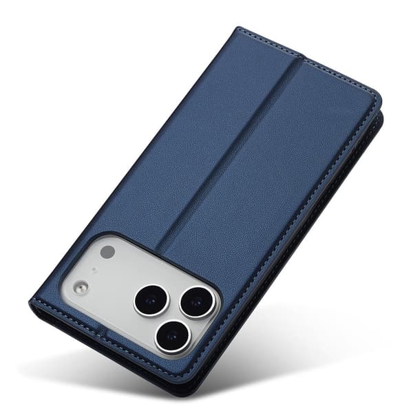 LC.IMEEKE Plånboksfodral till iPhone 18 Pro Max med kortfack och ställ Blå