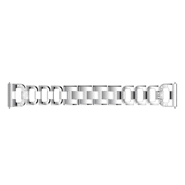 Rhinestone Metallarmband Garmin Vivoactive 3 Silver
