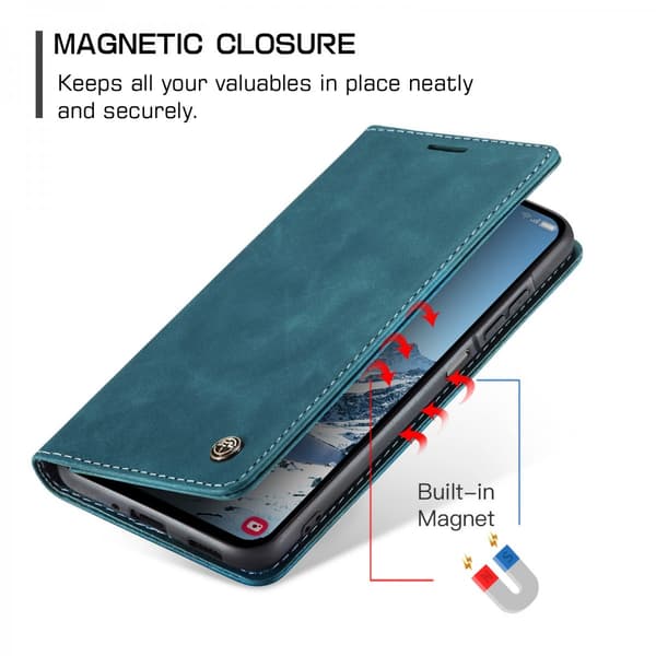 CaseMe Slim Plånboksfodral Samsung Galaxy A37 Blå