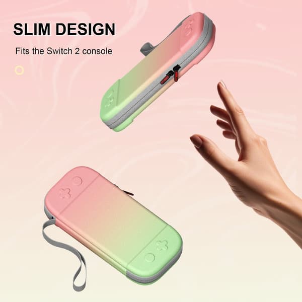 Kompakt Förvaringsväska Nintendo Switch 2 Beige/Röd