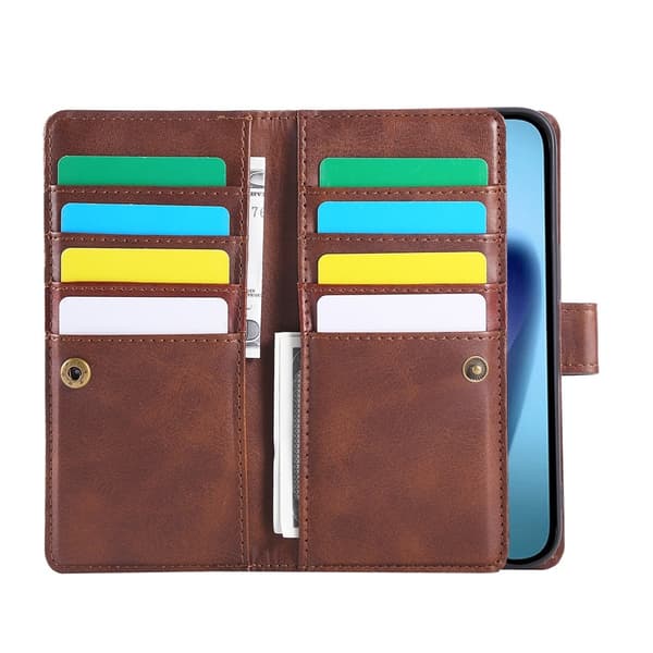 Plånboksfodral Multi-Slot iPhone Air Brun