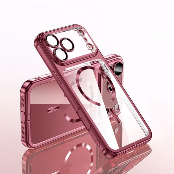 Mobilskal MagSafe till iPhone 18 Pro i TPU Röd