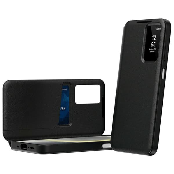 Läderfodral Smart View Samsung Galaxy A37 Svart