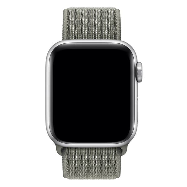 Nylonarmband Apple Watch Series 10 46mm Grå