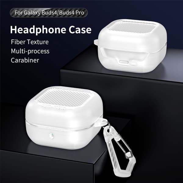 Carbon Case Samsung Galaxy Buds 4 Transparent