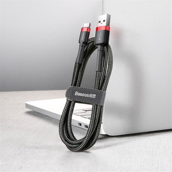 Baseus Cafule USB-C Kabel 2 Meter Röd