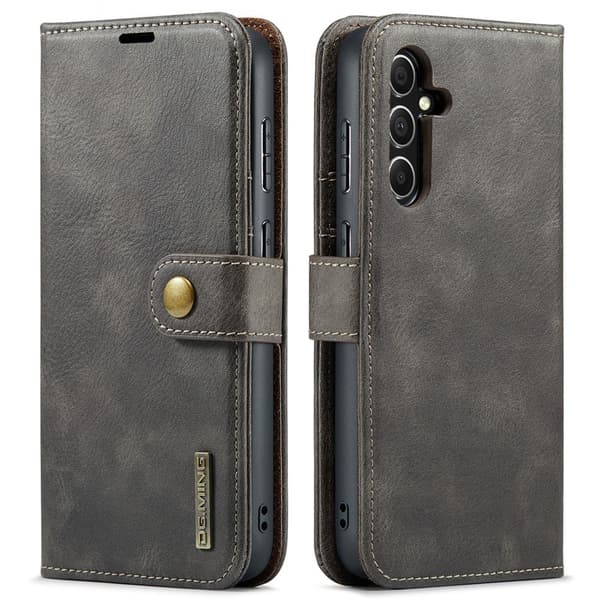 DG.MING 2-in-1 Magnet Wallet Samsung Galaxy S26 Brown