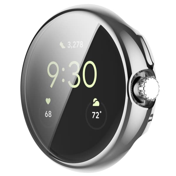 Heltäckande TPU Skal Google Pixel Watch 3 41mm Silver