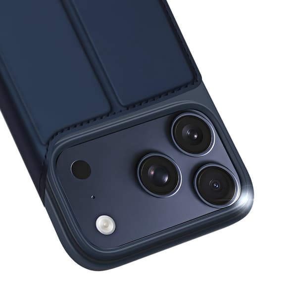 Dux Ducis Plånboksfodral till iPhone 18 Pro Max med kortfack och ställ Blå