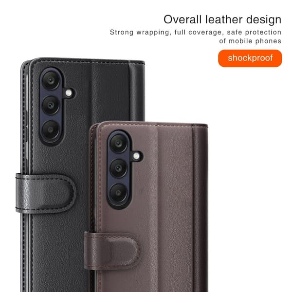 Äkta Läderfodral Samsung Galaxy A26 Brun