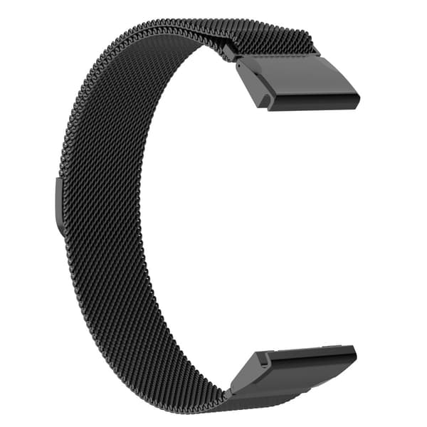 Milanese Loop Armband Garmin Fenix 7 Pro Svart