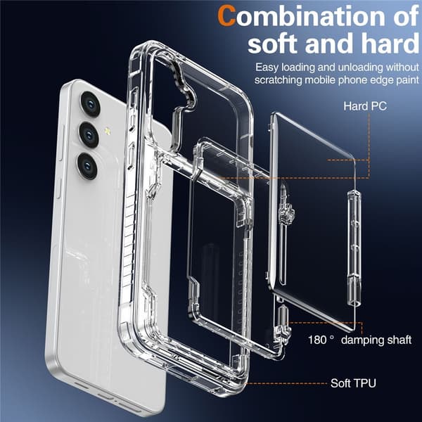 Skal Kortfack Kickstand Samsung Galaxy S26 Transparent