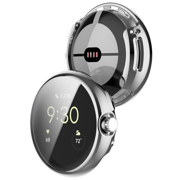 Heltäckande TPU Skal Google Pixel Watch 3 41mm Silver