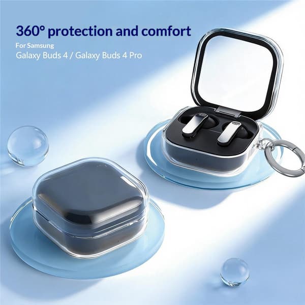 Skal Samsung Galaxy Buds 4 TPU Transparent