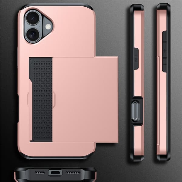 Skal Kortfack iPhone 17 Roséguld