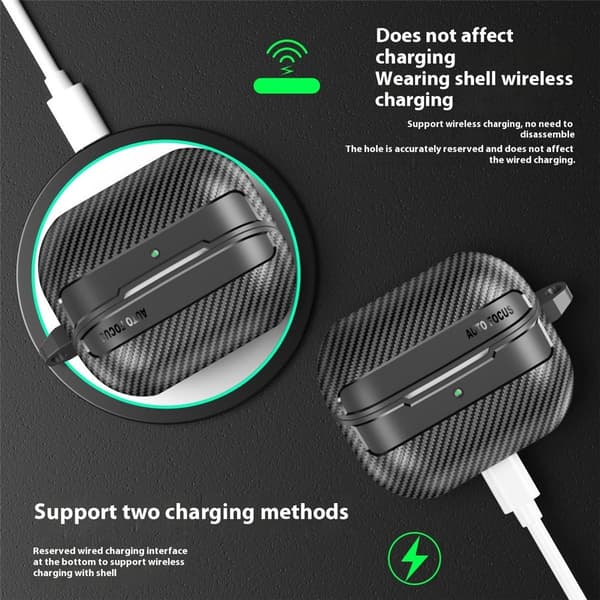 Carbon Case Samsung Galaxy Buds 3 FE Svart