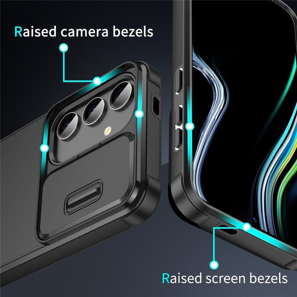 Samsung Galaxy S26 Plus Skal Kameraskydd Svart