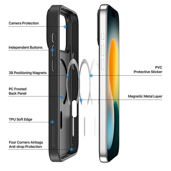 Dux Ducis Yind Series Case MagSafe iPhone 17 Pro Black