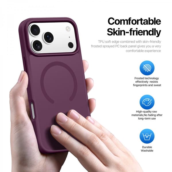 Dux Ducis Mobilskal till iPhone 18 Pro Max MagSafe matt Lila