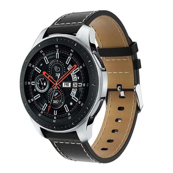 Klassiskt Läderarmband Garmin Vivoactive 4 Svart