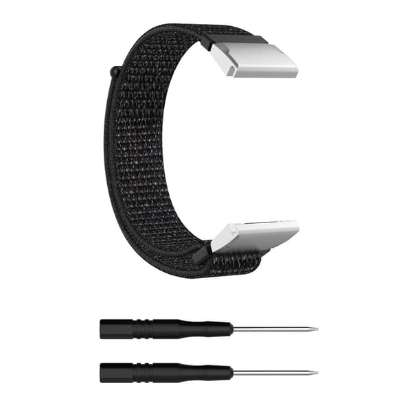 Nylonarmband Garmin Fenix E 47mm Svart