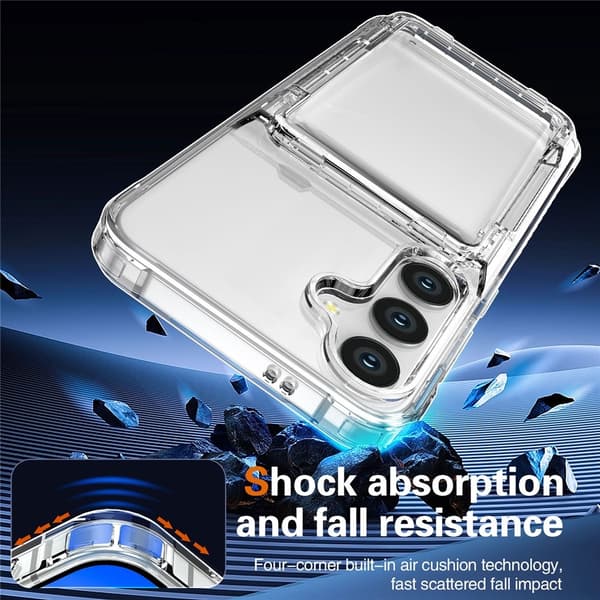 Skal Kortfack Kickstand Samsung Galaxy S26 Transparent