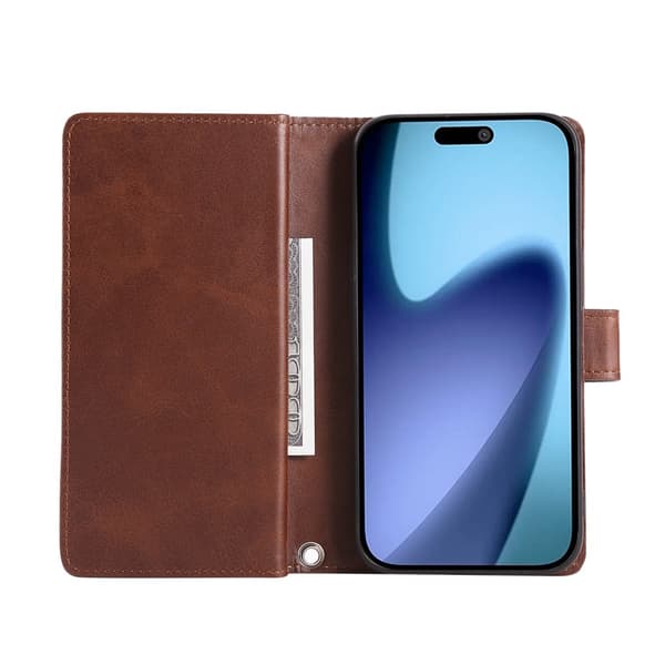 Plånboksfodral Multi-Slot iPhone Air Brun