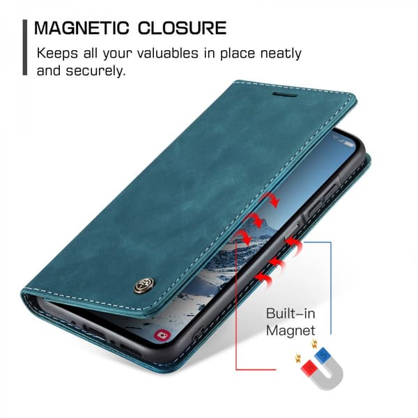 CaseMe Slim Plånboksfodral Samsung Galaxy A17 Blå