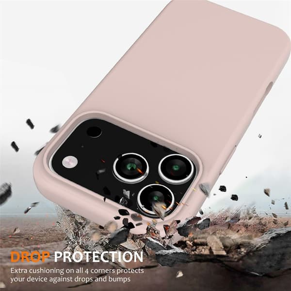 MagSafe Silikonskal iPhone 17 Pro Rosa