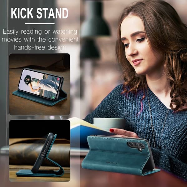 CaseMe Slim Plånboksfodral Samsung Galaxy A36 Blå