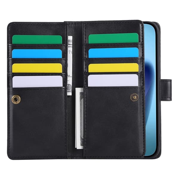 Plånboksfodral Multi-Slot iPhone 17 Pro Max Svart