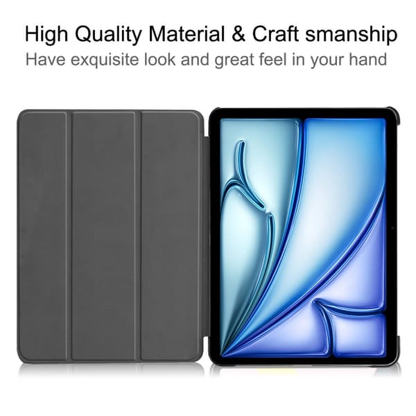 Apple iPad Air 13 3rd Gen (2026) Fodral Tri-fold Mörkblå